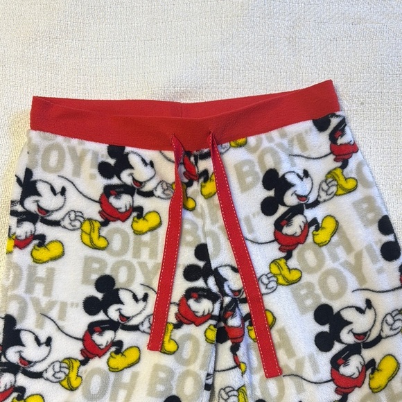 Disney Red and White Mickey Mouse Pajama Bottoms - Picture 2 of 6